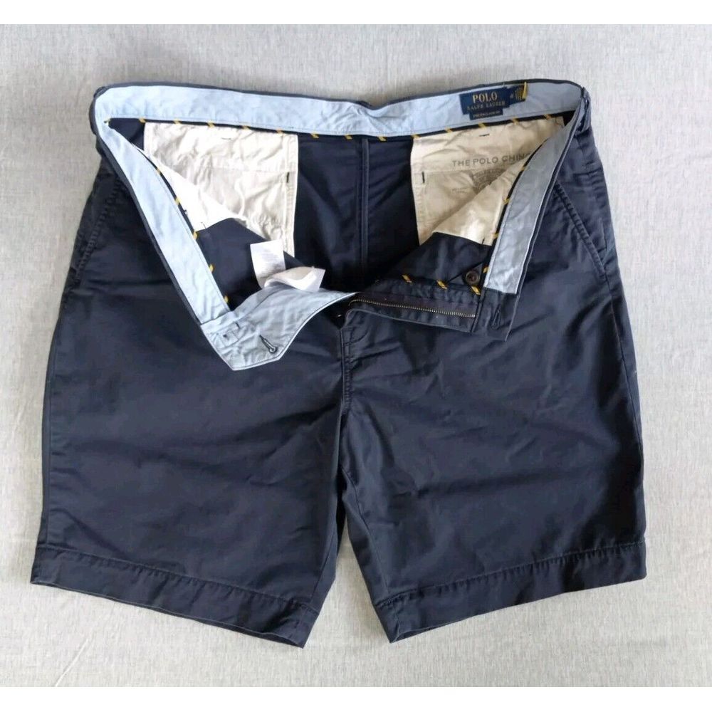 Polo Ralph Lauren Men's 40 Stretch Cotton Twill Classic Fit Chino Blue Short‎